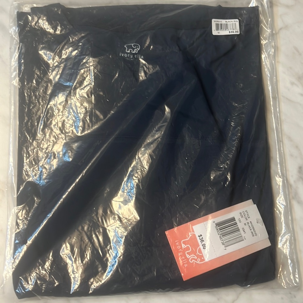 Ivory Ella Navy Blue Long Sleeve T-Shirt